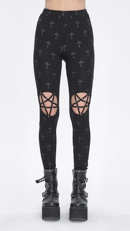 Devil Fashion Leggings Pentacross