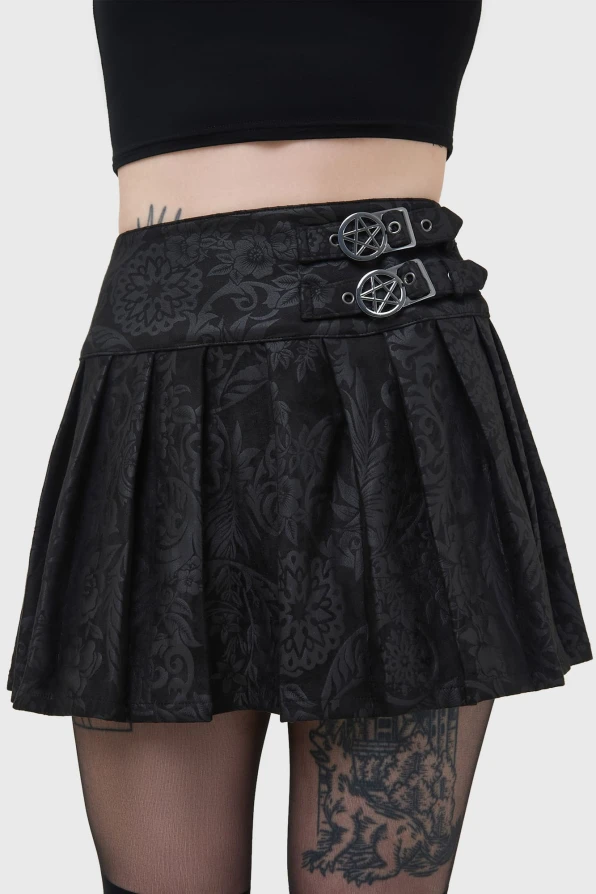 Killstar Rock Bat Girl Skirt Lily