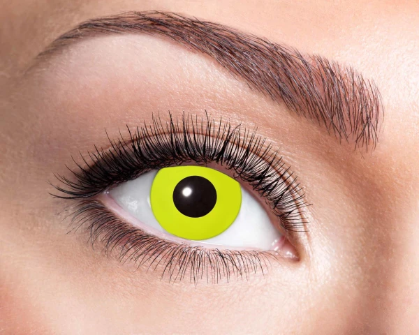 Contact Lenses Yellow Crow Eye 3 months