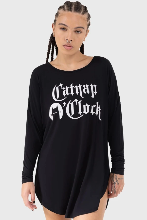 Killstar Lounge Dress Catnap