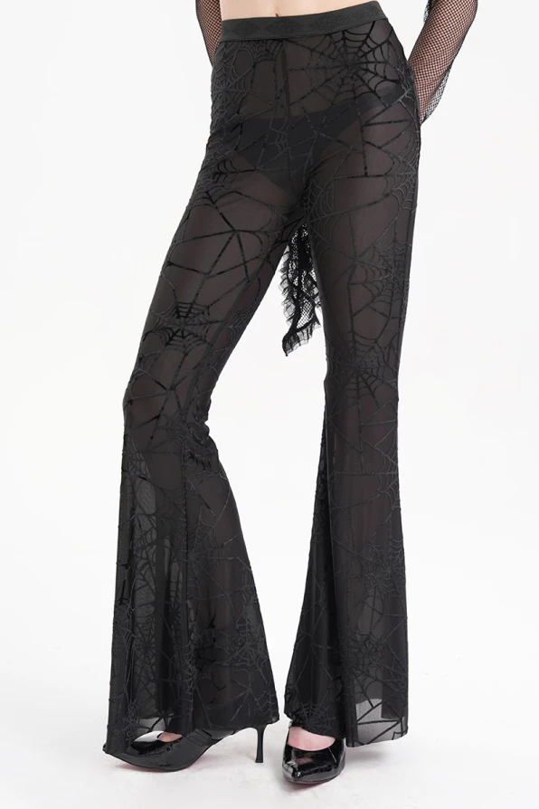 Devil Fashion Leggings Lace Web