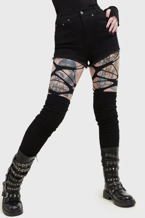 Killstar Shorts Saw Edge