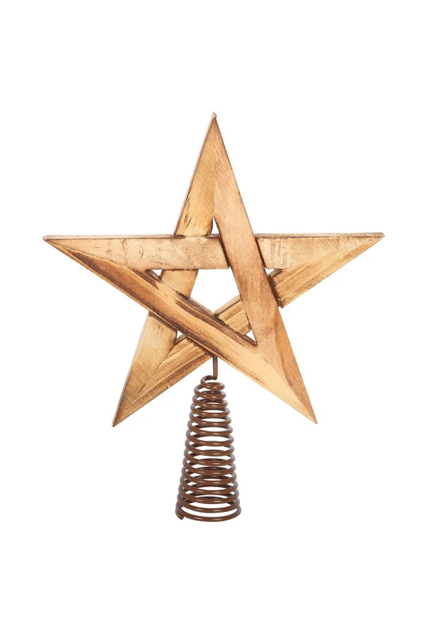 Spirit of Equinox Baumschmuck Wooden Pentagram