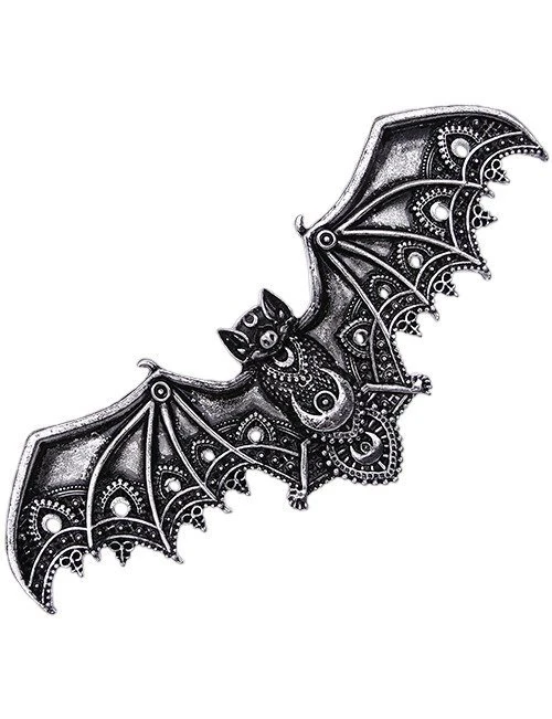 Restyle hair clip Lace Bat Silver