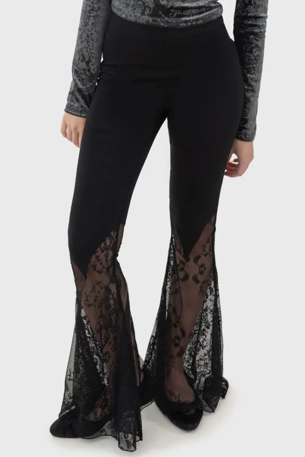 Killstar flared trousers Shadowend