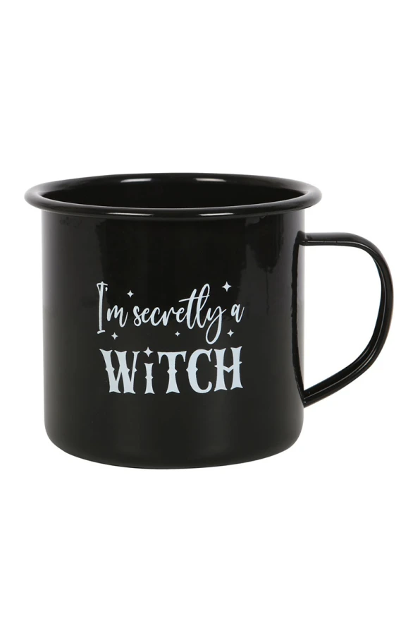 Spirit of Equinox Emaille Tasse Secret Witch