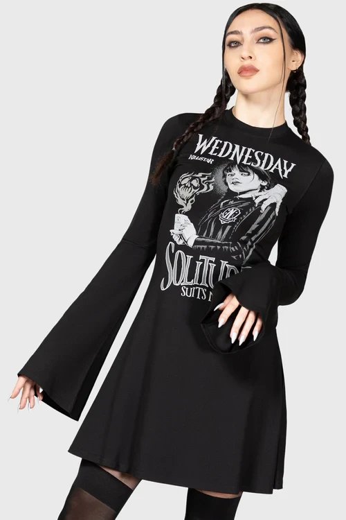 Killstar Kleid On Wednesdays