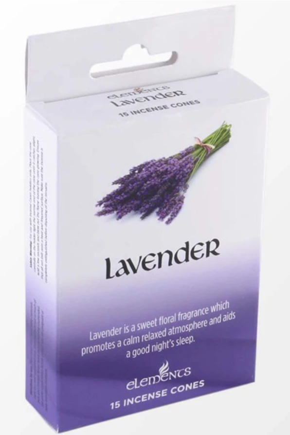 Elements incense cone Lavender