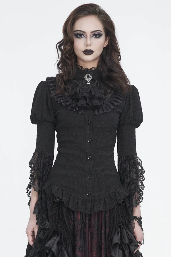 Devil Fashion Bluse Auice