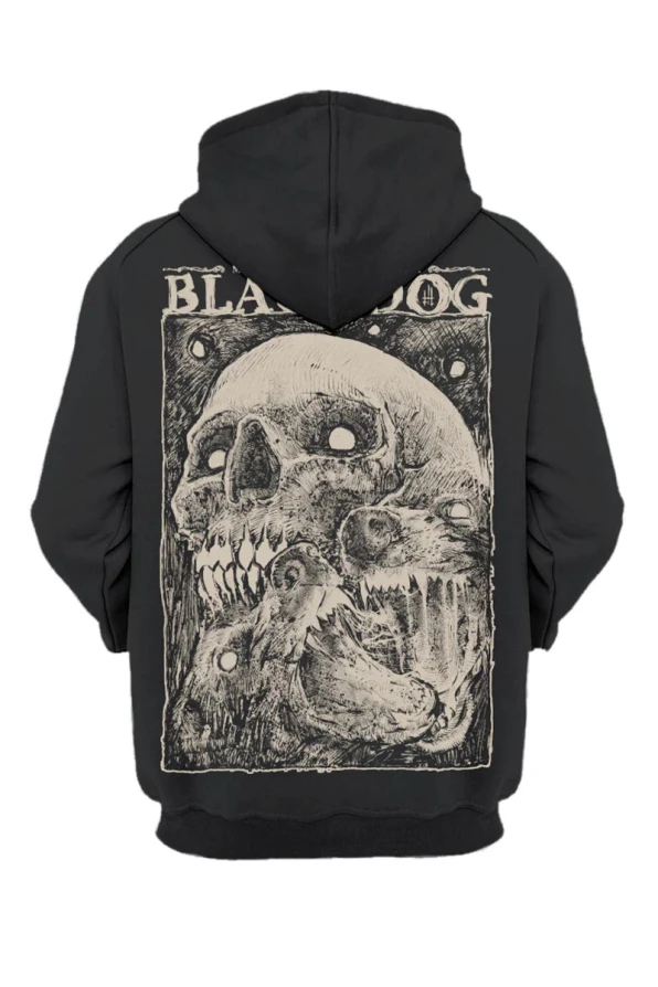 Godmachine Hoodie Black Dog