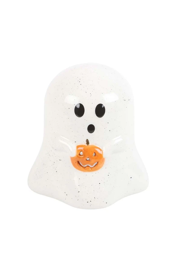 Spirit of Equinox tealight holder Ghost With Pumpkin