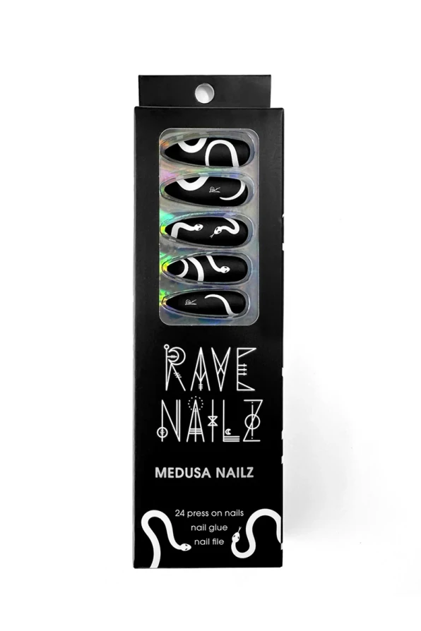 Rave Nailz artificial nails Medusa